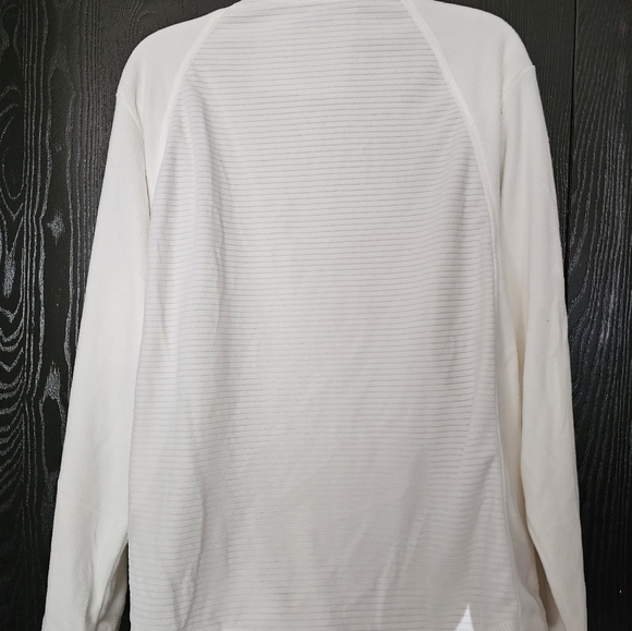 𝐒𝐭 𝐉𝐨𝐡𝐧'𝐬 𝐁𝐚𝐲 white fleece XL Petite 𝐑𝐞𝐭𝐚𝐢𝐥 $𝟑𝟐 New with tags - Picture 7 of 14